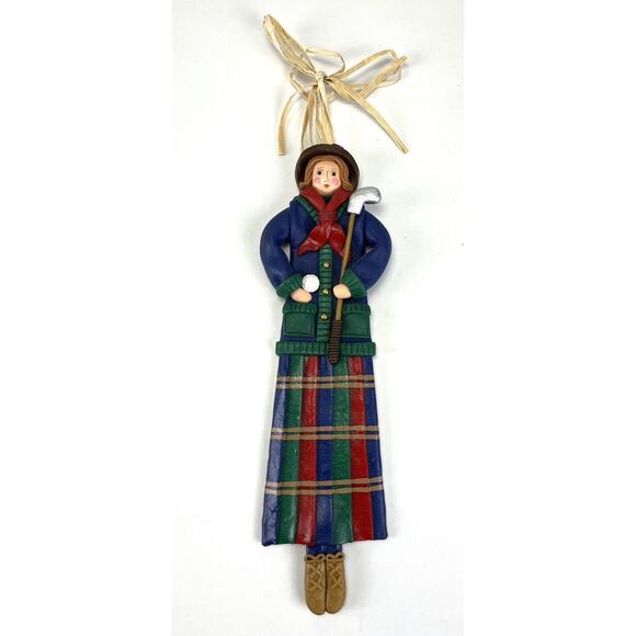 Cynthia Madrid Golfer Women Golf Ornament Wall Hanging Midwest Of Cannon Falls - Picture 2 of 4